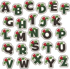 Abecedario de Navidad Abecedario de Navidad