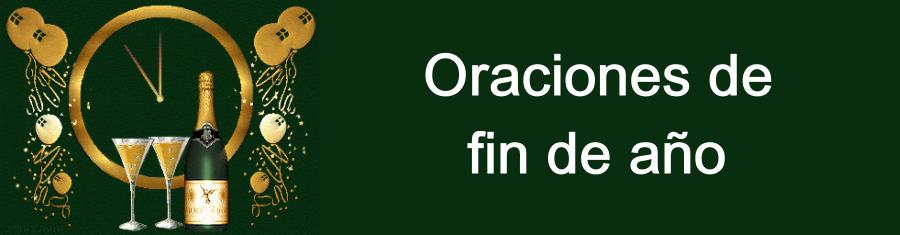 Oración de fin de año Oración de fin de año