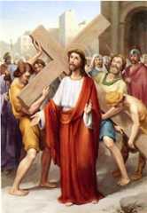 2� ESTACI�N: JES�S CARGADO CON LA CRUZ