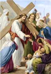 8� ESTACI�N: JES�S CONSUELA A LAS HIJAS DE JERUSAL�N